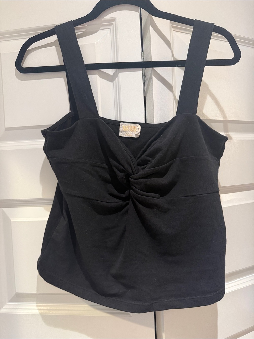 Nation LTD Black Twist-Detail Tank